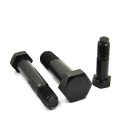 1 inch*120  ASME B18.2.1 half thread hex head bolt  Carbon steel black oxide  high tensile B7